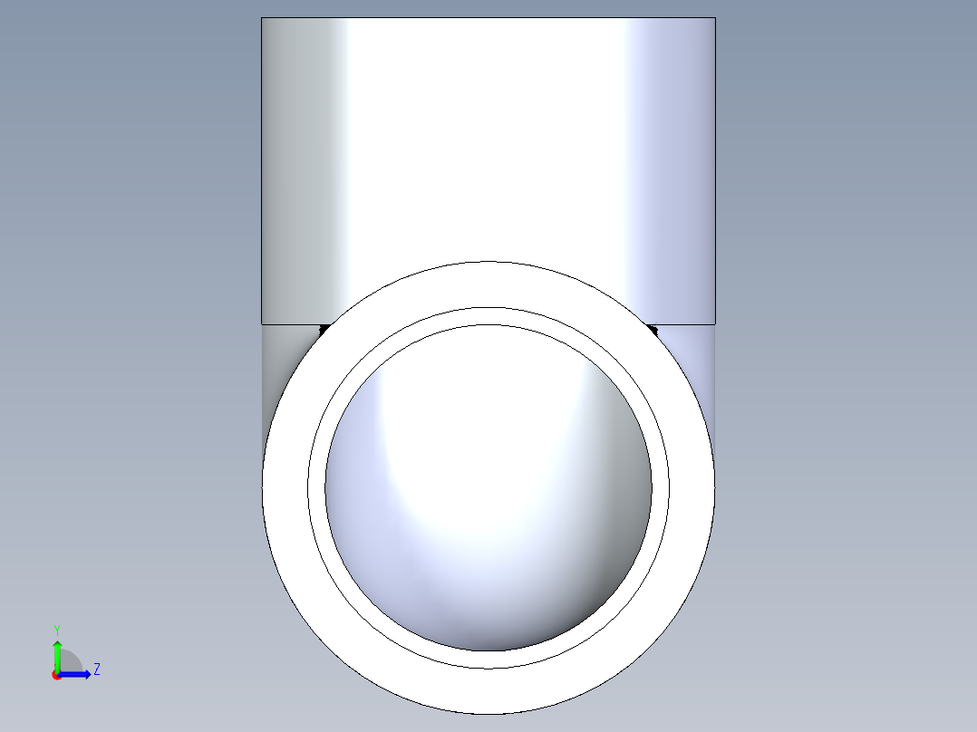 CPVC管件05-Sch80_90Elbow_SxS_9806-012 _1.25in左视图
