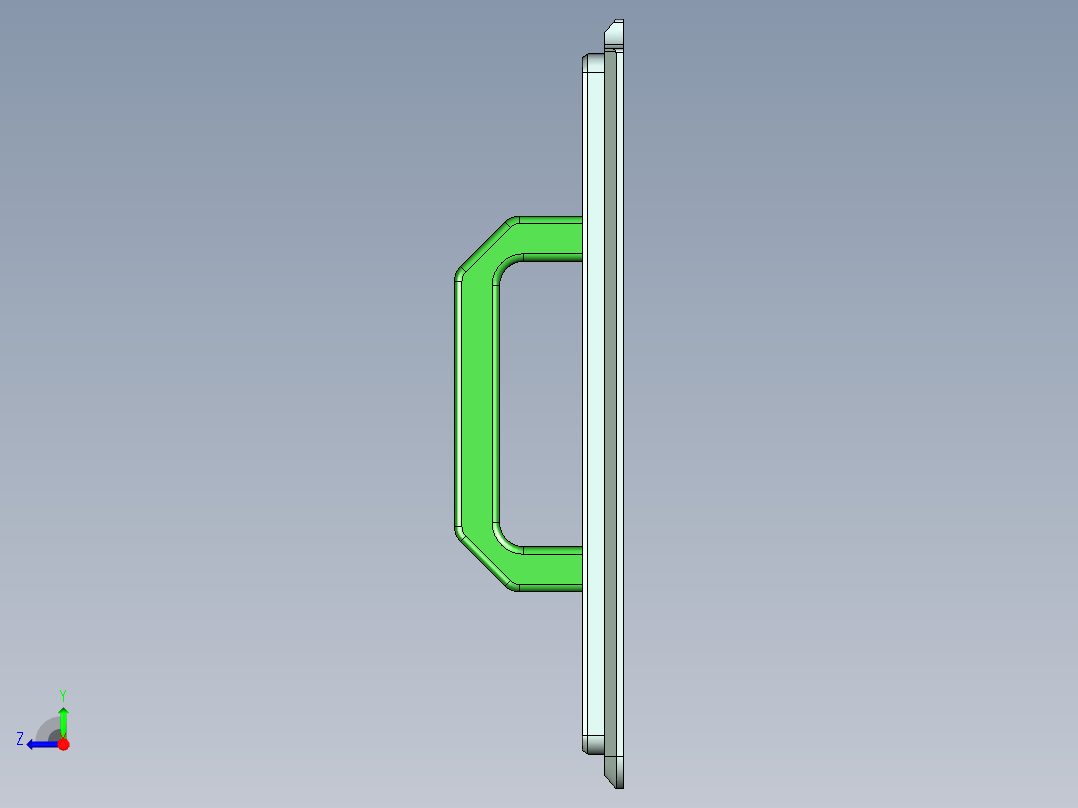 VAZ50-CNC1笔记本CNC工装夹具三维模型GAIBAN右视图