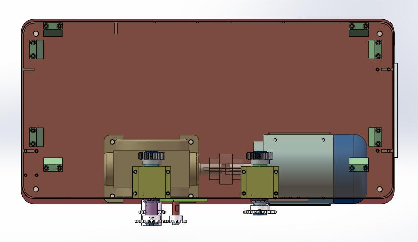 小成型轮实验机台（sw18可编辑+工程图）