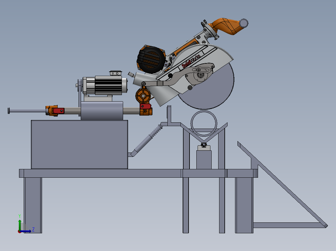 管段切割用金属圆锯机sw18左视图
