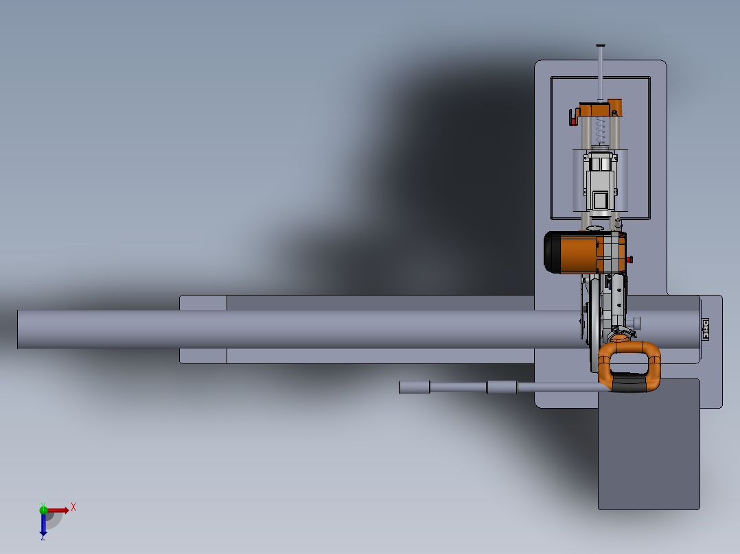 管段切割用金属圆锯机sw18俯视图