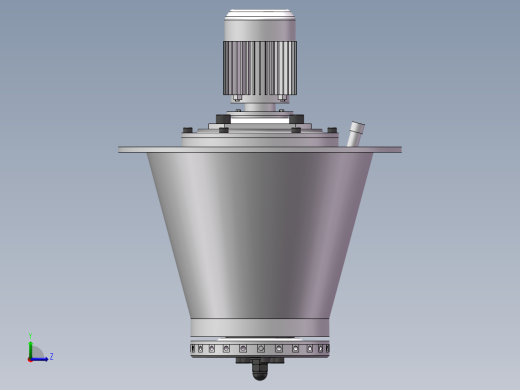 旋翼式植保无人机精量调节喷头改进设计左视缩略图