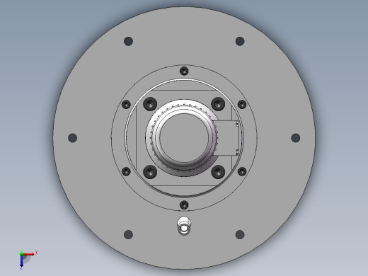 旋翼式植保无人机精量调节喷头改进设计俯视缩略图