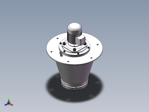旋翼式植保无人机精量调节喷头改进设计正等轴测缩略图