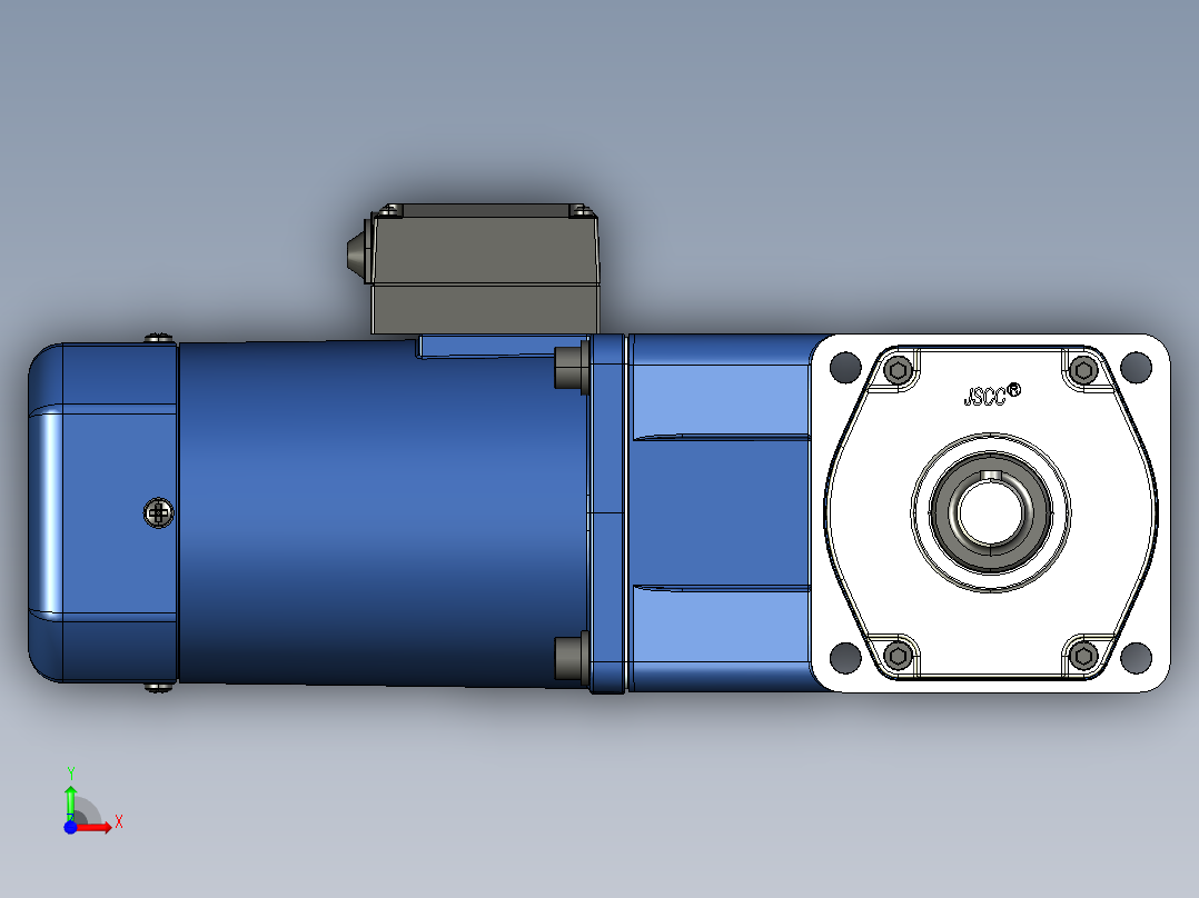 YT系列调速电机-200yt02前视图