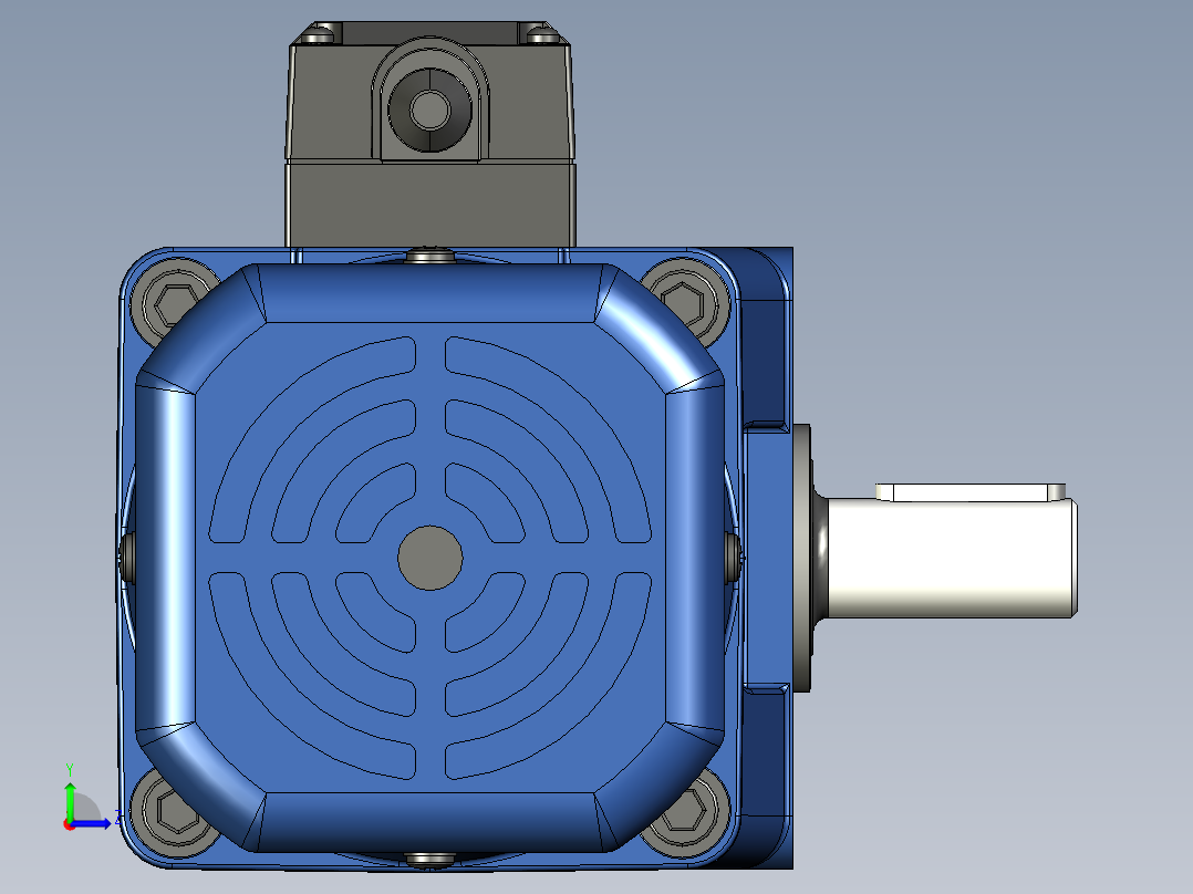 YT系列调速电机-200yt02左视图
