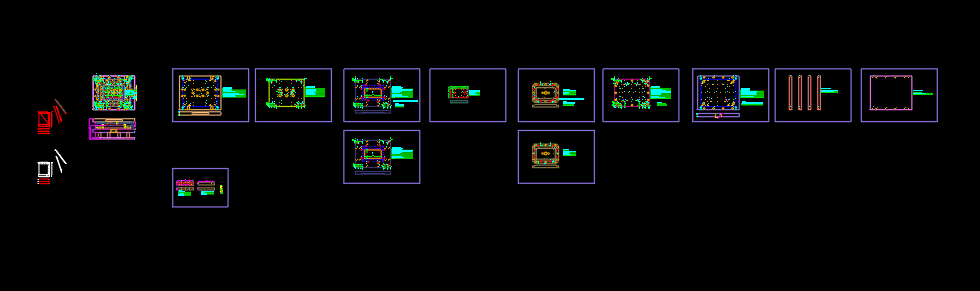 3C类电脑外壳预折弯模具设计图