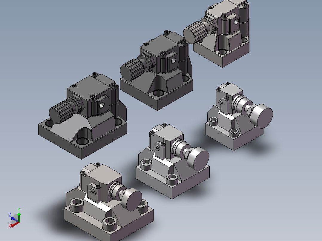 先导溢流阀DB DRF系列6款主视图