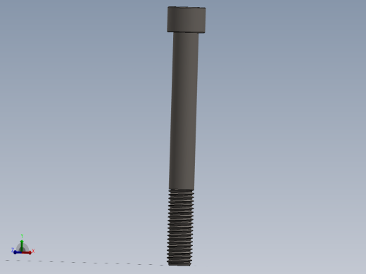 Screw_DIN_912_M12x110_A2.SLDPRT公制内六角螺钉
