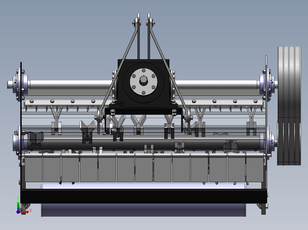 秸秆粉碎还田机 1765734前视图