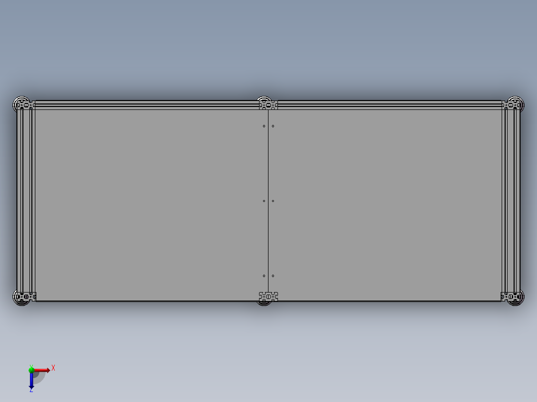 货架、8格货架俯视图