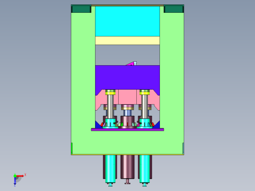 旧金属钢板龙门剪切机俯视缩略图