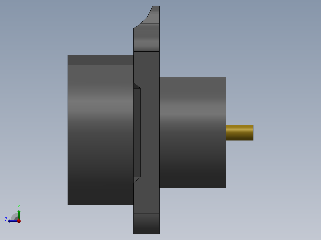 K-16B连接器右视图