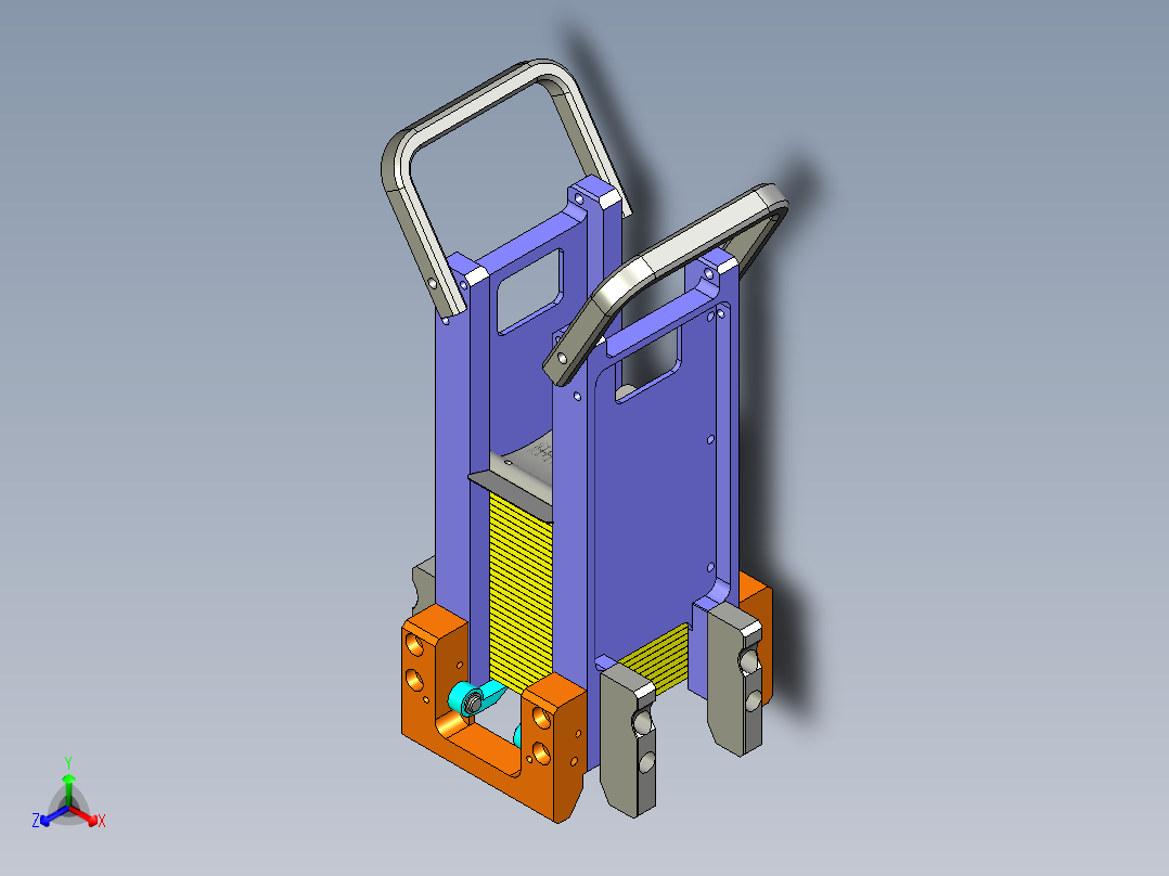 2寸提篮堆叠 2英寸华夫盒提篮