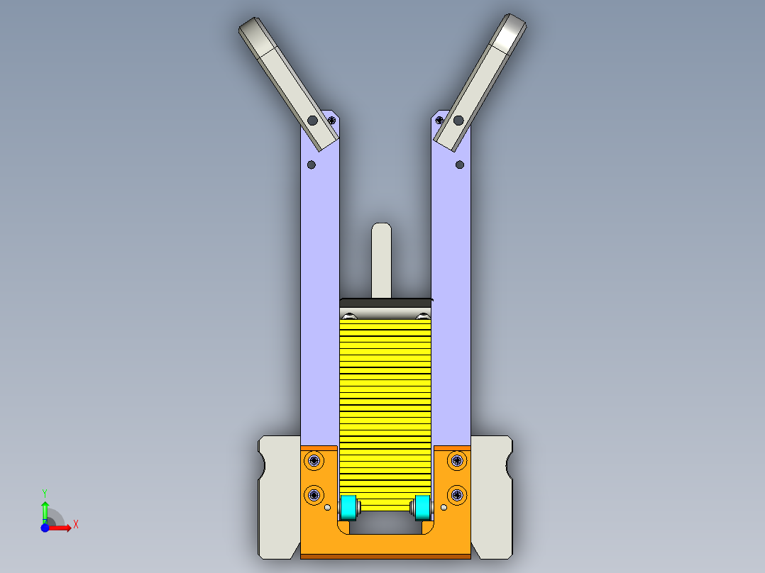 2寸提篮堆叠 2英寸华夫盒提篮前视图