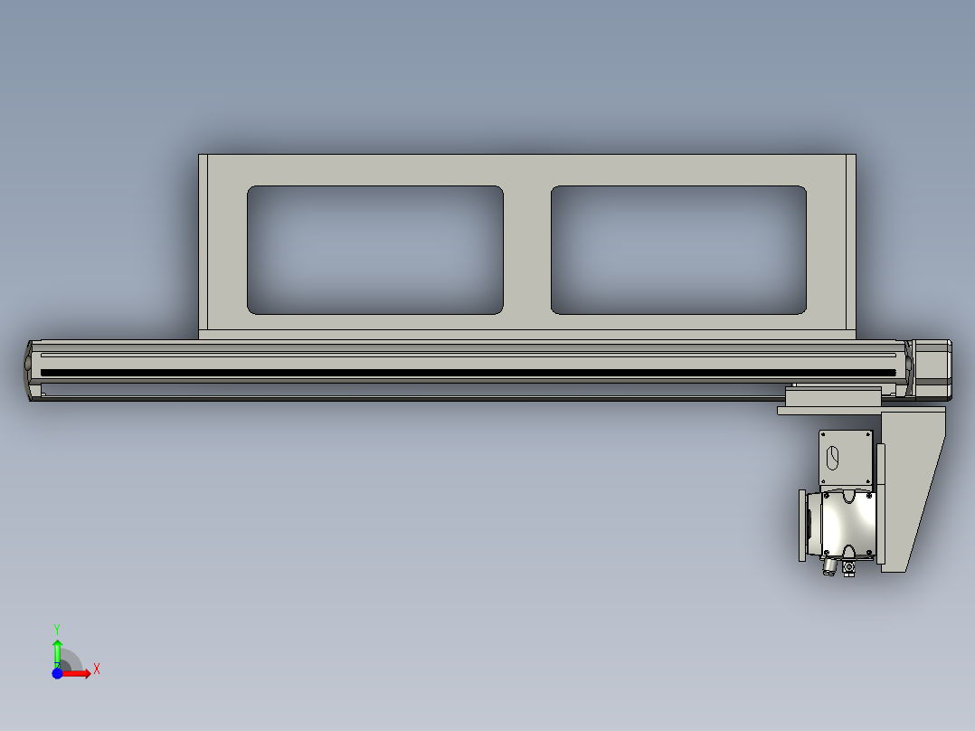 移栽機械手前视图