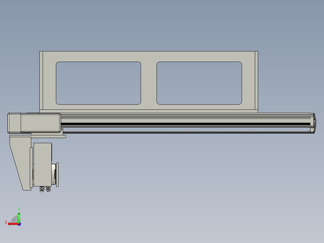 移栽機械手后视图