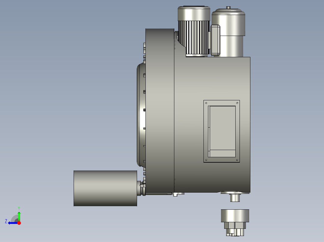 ASM-YP4024-R265+65-00-方冠外形右视图