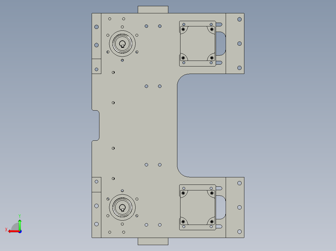 车刮部装后视图