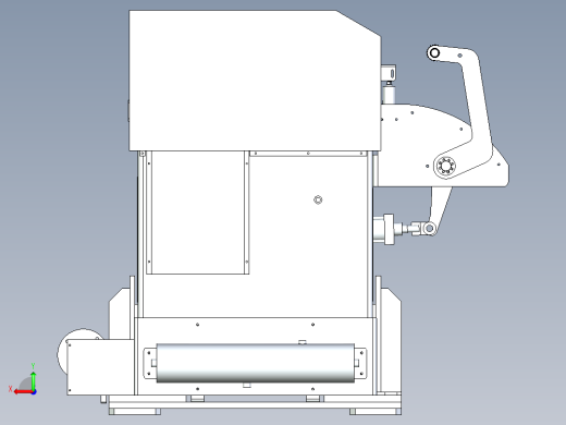 薄板料导向输送设备设计后视缩略图