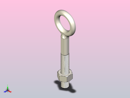 M8 X 58mm毫米不锈钢吊环螺栓