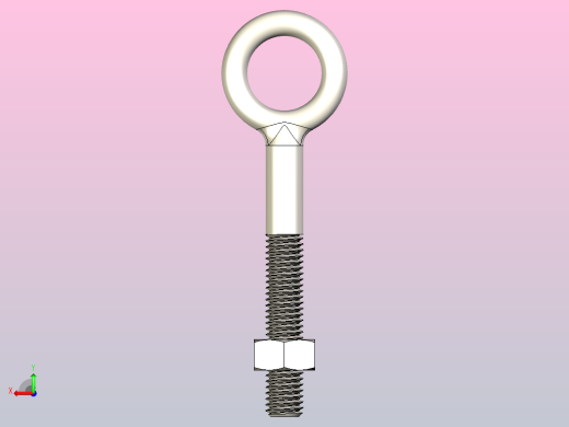 M8 X 58mm毫米不锈钢吊环螺栓后视缩略图