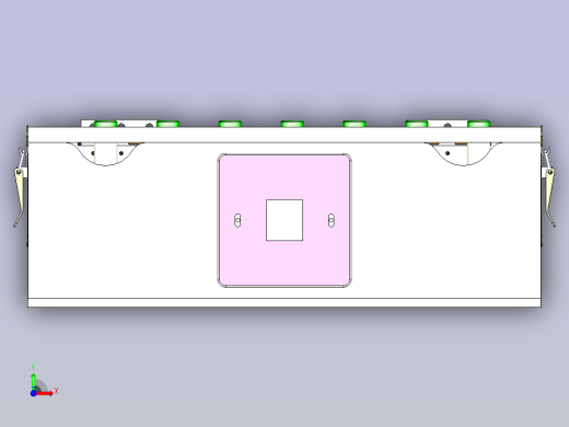 网口按键盒治具3D模型前视缩略图