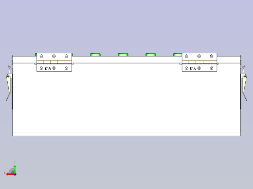 网口按键盒治具3D模型后视缩略图
