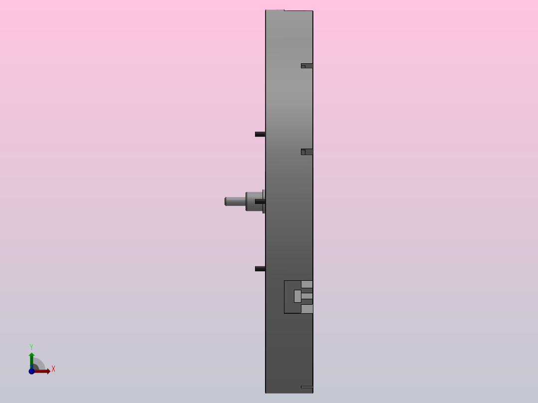 KL56系列立车楔式动力卡盘[1600]前视图