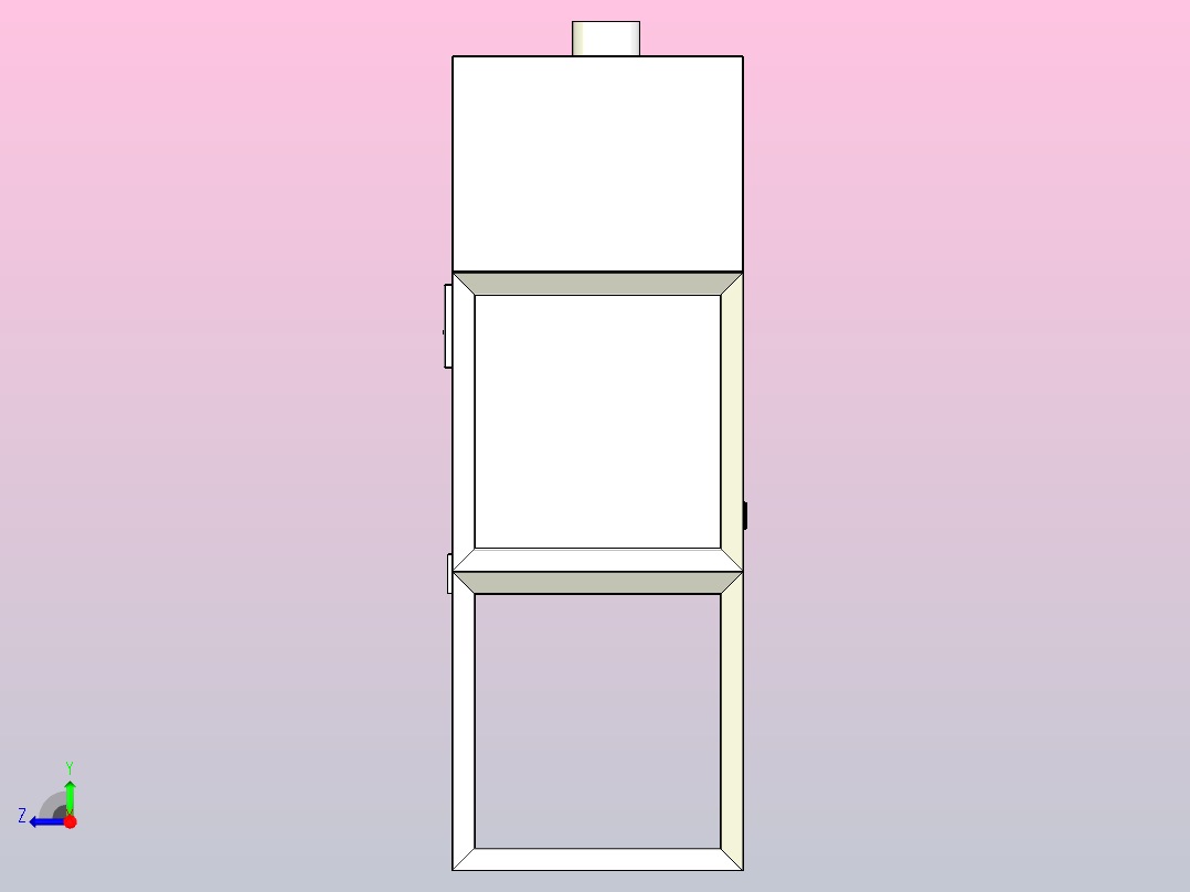 医用层流罩右视图