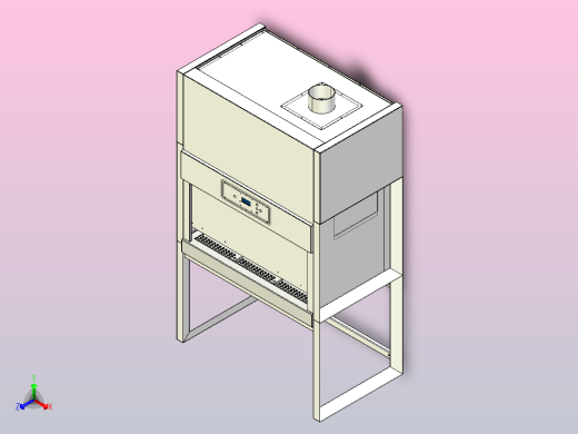 医用层流罩正等轴测缩略图