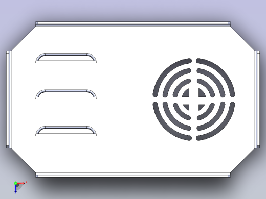 可调材料通风面板俯视缩略图