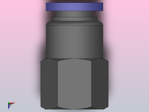 IPCF-N 内螺纹直通-NPT螺纹_IPCF5∕16-NO1俯视缩略图