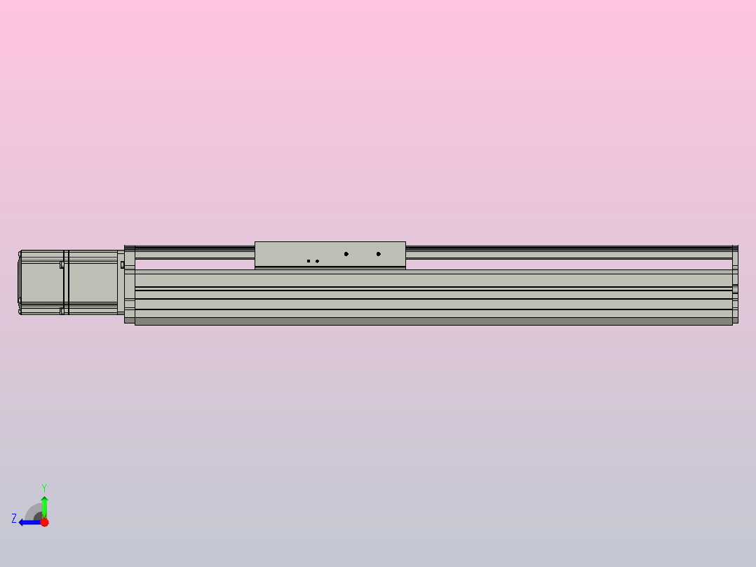 MT136BS半封闭丝杆滑台[MT136BS.L#.250.BC.P40.C3]右视图