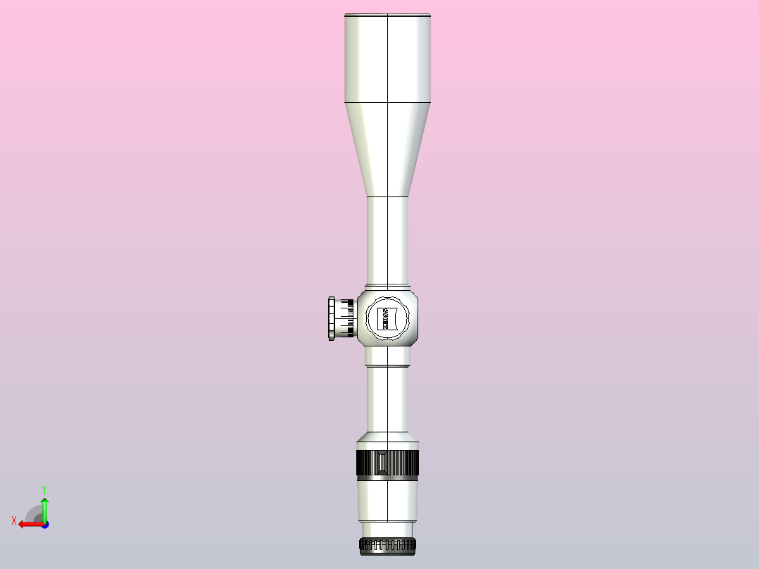 望远镜后视图