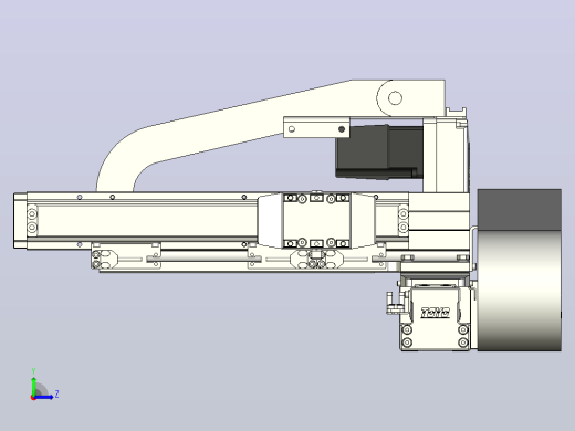 XYGT210-A3-300-150-M-C-0001丝杆模组 XY悬臂 负载2-5KG 内嵌式 XYGT210-A3 替换TOYO直线模组左视缩略图