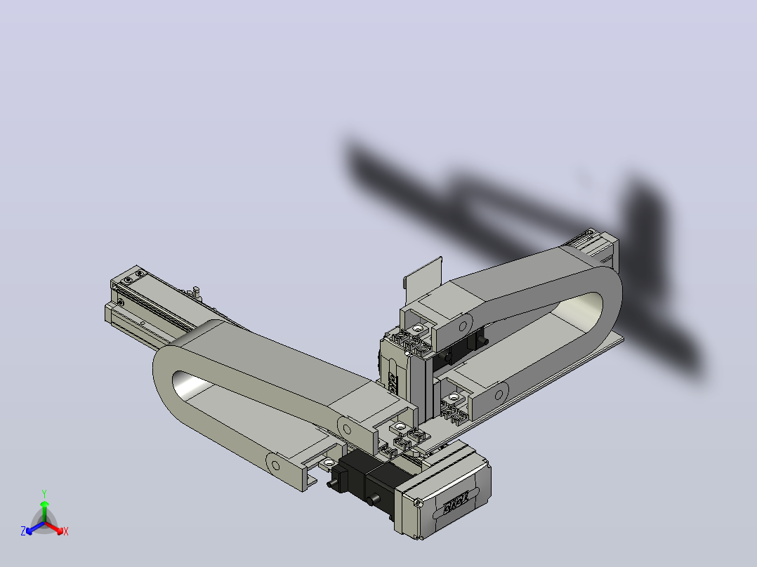 XYGT210-A3-300-150-M-C-0001丝杆模组 XY悬臂 负载2-5KG 内嵌式 XYGT210-A3 替换TOYO直线模组正等轴测图