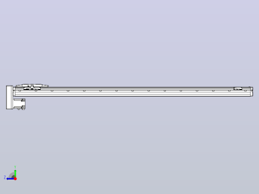 滚珠丝杠直线轴内置导轨TPA-GCR-120-1610C-L1250-MP-M40-N3右视缩略图