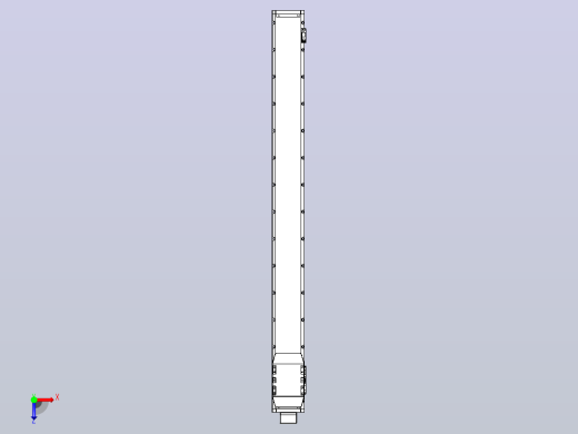 滚珠丝杠直线轴内置导轨TPA-GCR-120-1610C-L1250-MP-M40-N3俯视缩略图