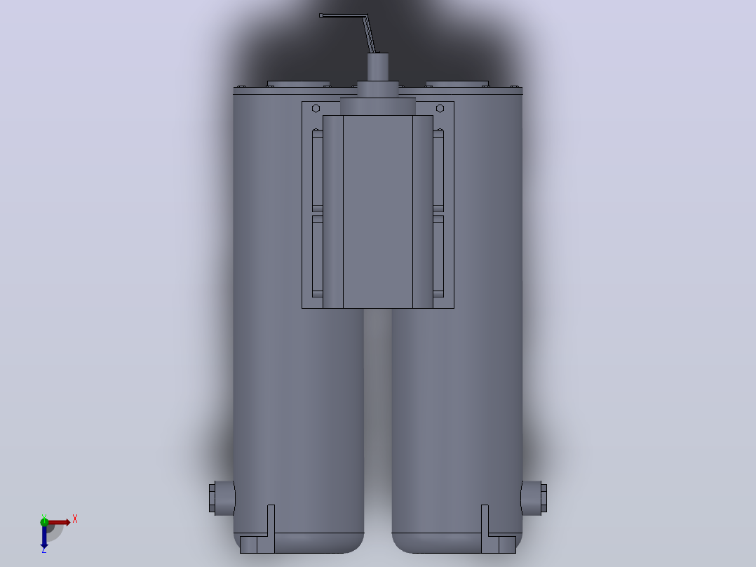 SPL系列双通网片式油滤器(SPL50-80)_SPL-80俯视图