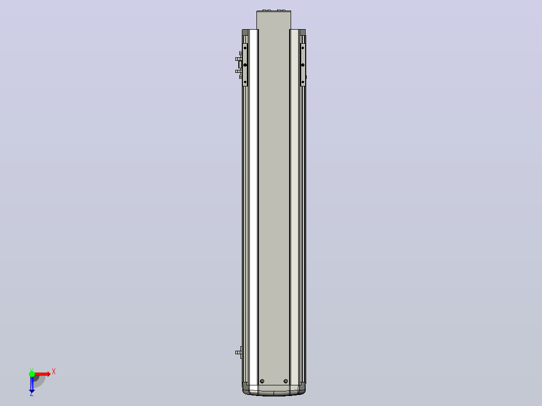 SYS13-600-BM-200W滚珠花健、支撑座、滚珠丝杠、交叉导轨、直线模组俯视图