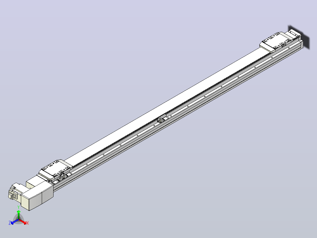 皮带直线轴双滑块型TPA-GCBS-80-P60-L575-QR-M20-N3主视图
