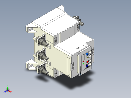 NR8-200热过载继电器三维模型202204