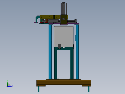 金属加热工装设计sw18可编辑左视缩略图