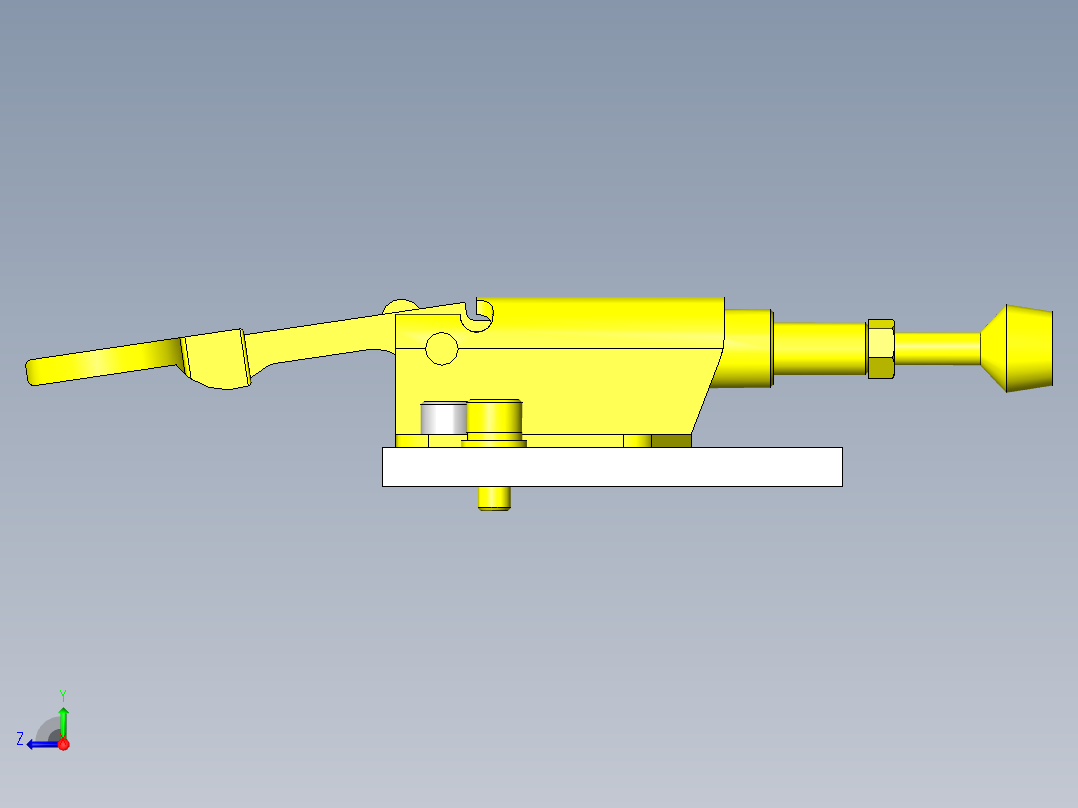 灵活型工件定位机构右视图