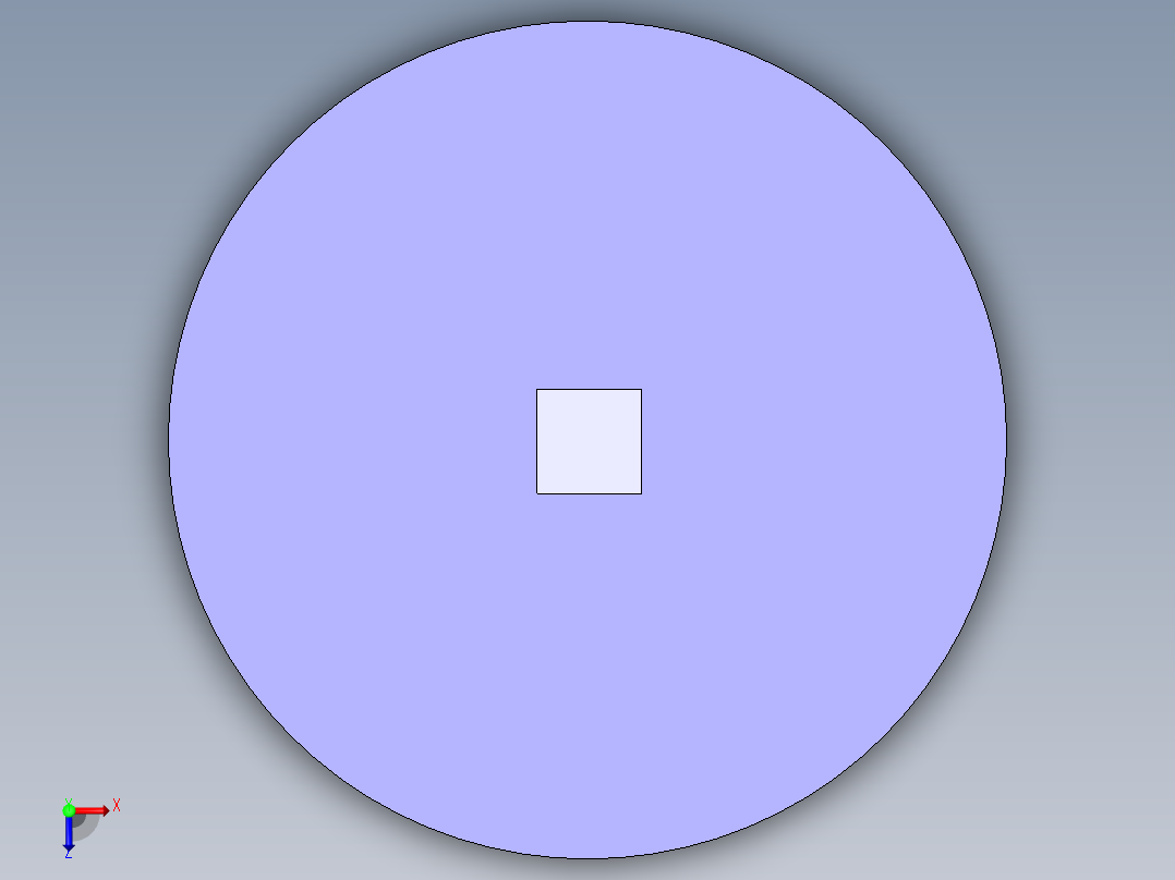 芯片顶出机构俯视图