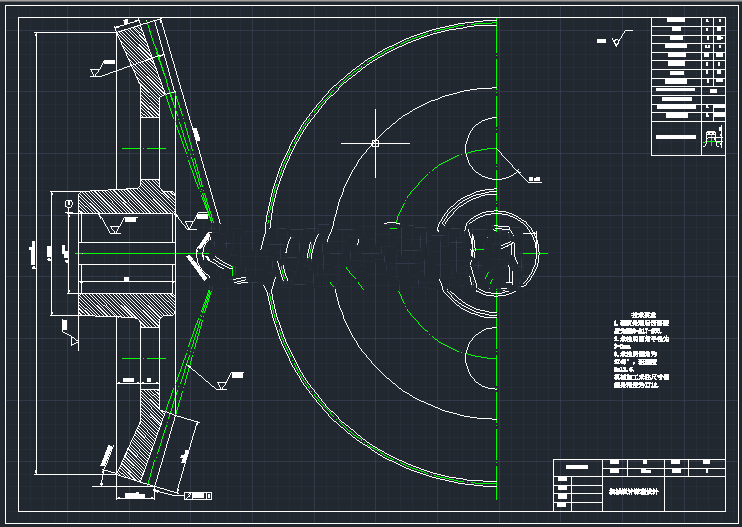 单机圆锥齿轮减速器课程设计CAD图纸