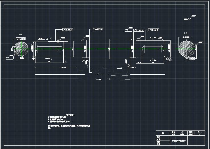 单机圆锥齿轮减速器课程设计CAD图纸