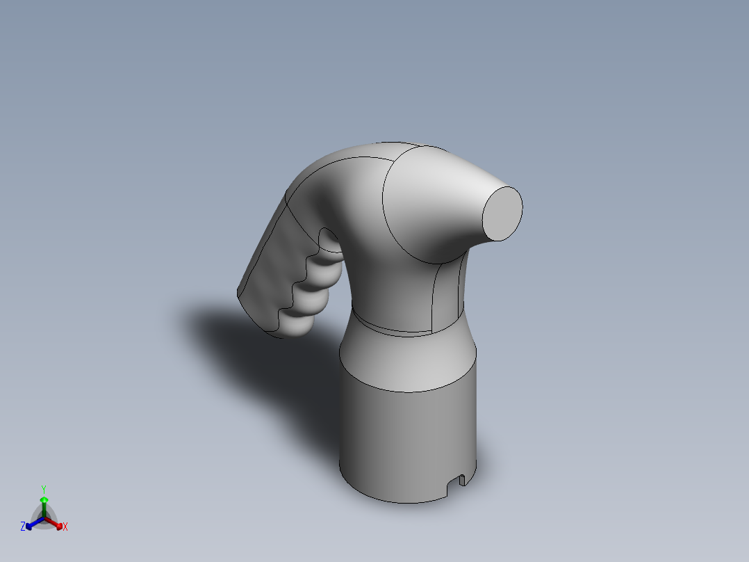 nozzle喷嘴正等轴测图