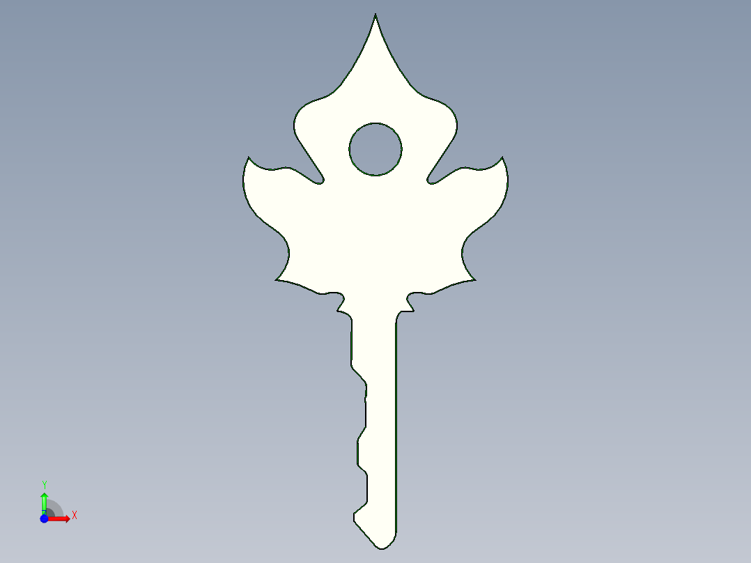 创意钥匙前视图